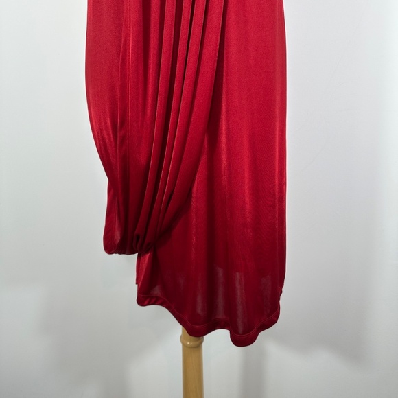 Jean Paul Gautier for Target Collab Red Draping Dress Women's Size Medium - Picture 6 of 14